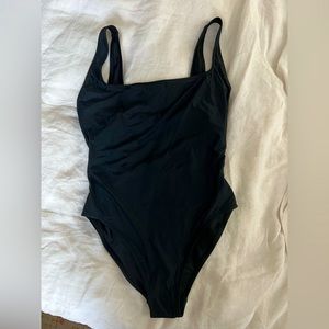 MADEWELL black one piece bathing suit